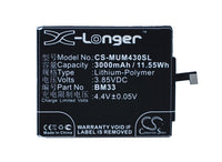Battery for Xiaomi M4i X9 BM33