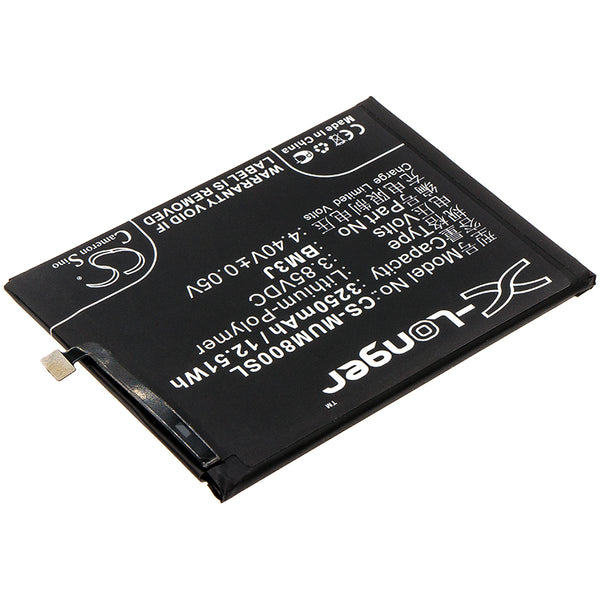 Battery for Xiaomi M1808D2TC M1808D2TE M1808D2TG Mi 8 Lite Mi 8 Lite Global Dual SIM Mi 8 Youth Mi 8 Youth Standard Edition Mi 8 Youth Standard Edition Du BM3J