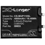Battery for Xiaomi M2102K1AC Mi 11 Pro 5G Mi 11 Ultra BM55