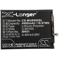 Battery for Redmi 8 8A M1908C3IC M1908C3IE M1908C3IG M1908C3IH M1908C3KC M1908C3KE M1908C3KG MZB8254IN MZB8255IN MZB8256IN MZB8257IN MZB8298IN MZB8299IN MZB8369IN MZB8457IN MZB8458IN MZB8459IN BN51