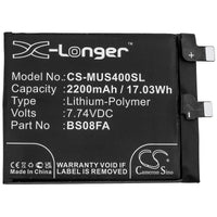 Battery for Xiaomi Black Shark 4 Black Shark 4 Pro PRS-H0 BS08FA