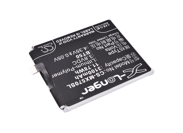 Battery for MeiZu Blue Charm Metal Blue Charm Metal Dual SIM TD-L M57A M57AU Meilan Metal Meilan Metal L BT50