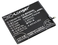 Battery for MeiZu M3 Note M3 Note Dual SIM M3 Note Dual SIM TD-LTE 16GB M681C M681Q Meilan Note 3 BT61-A