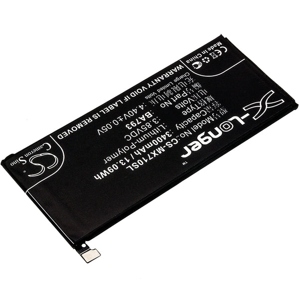 Battery for MeiZu M793Q Pro 7 Plus BA793