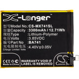 Battery for Meilan E2 BA741