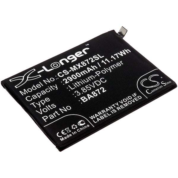 Battery for Meilan 16X M1872 M872H M872Q BA872