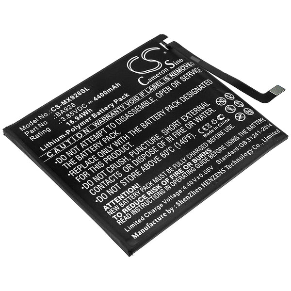 Battery for Meizu 16T M1928 M928Q BA928