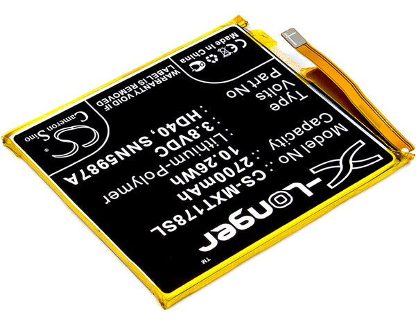 Battery for Motorola Moto Z Force 2nd Moto Z Force 2nd gen Moto Z2 Force Moto Z2 Force Edition LTE-A XT1789-01 HD40 SNN5987A