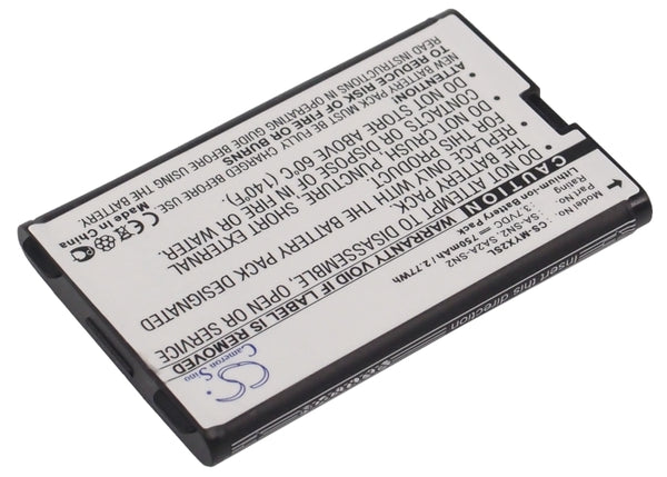 Battery for Sagem MYX2 MYX-2 MYX3-2 SA2A-SN2 SA-SN2