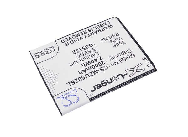 Battery for Navon Mizu D502 Mizu M502 G55132