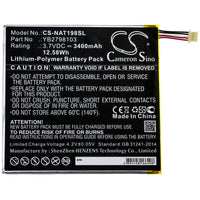 Battery for ONN ONA19TB002 Tablet 8 YB2798103