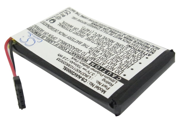 Battery for Navigon 20 Easy 20 Plus LIN3740011038020033