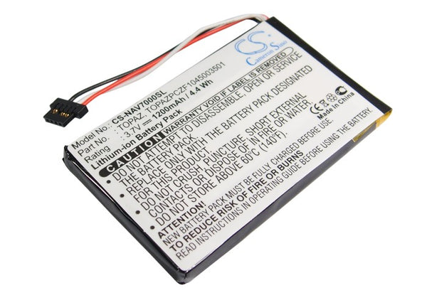 Battery for Navigon 70 Easy 70 Plus 70 Premiun Topaz TOPAZPCZF1045003501