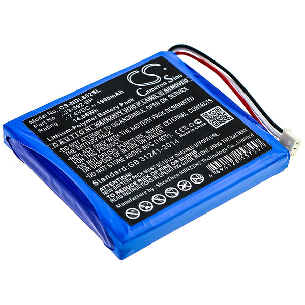 Battery for Ideal 33-892 33-892 Securitest Pro Tester 33-892-BP
