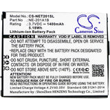 Battery for NEC NE-201A1A Terrain NE-201A1B