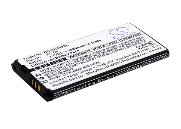 Battery for Nokia RM-1013 X2 X2 Dual SIM X2D X2DS BV-5S