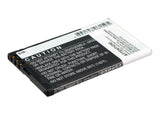 Battery for Texet TM-333 TM-D305 TB-BL4U