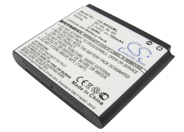 Battery for Nokia 8800 8800 Sirocco 8801 BL-6X BP-6X