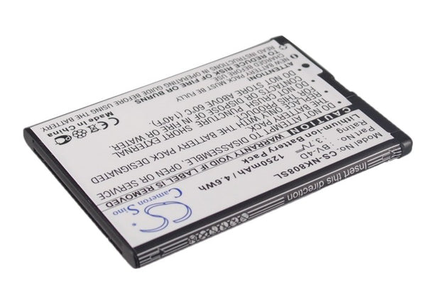 Battery for Nokia 808 808 PureView Lankku N9 N9 16G N9 64G BV-4D