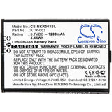 Battery for Nintendo MWH710A01 New 3DS NN3DS KTR-003