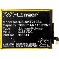 Battery for Nokia 2.1 TA-1029 HE338 HE341