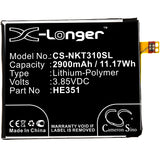 Battery for Nokia 3.1 TA-1049 TA-1057 TA-1063 TA-1070 TA-1074 HE351