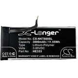 Battery for Nokia 8 Sirocco 8 Sirocco Global Dual SIM 8 Sirocco Global TD-LTE HMD Avatar HE333