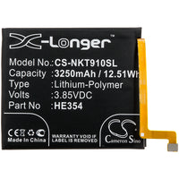 Battery for Nokia 9 PureView TA-1082 TA-1087 HE354