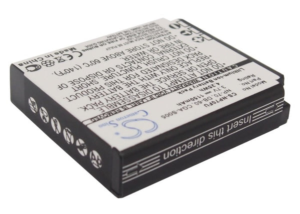 Battery for Panasonic Lumix DMC-FX01EB-W Lumix DMC-FX10S Lumix DMC-FX50EG Lumix DMC-FX9EG-R Lumix DMC-LX3GK Lumix DMC-FX01EB-S CGA-S005 CGA-S005A CGA-S005A/1B CGA-S005E CGA-S005E/1B DMW-BCC12