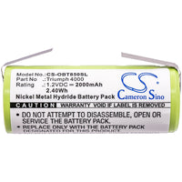 Battery for Oral-B Triumph 4000