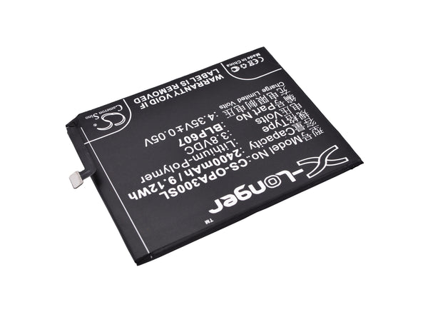 Battery for OPPO A30 A30 Dual SIM TD-LTE BLP607