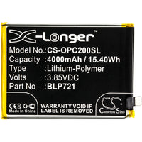 Battery for OPPO R1941 Realme C2 Realme C2s RMX1941 RMX1945 BLP721