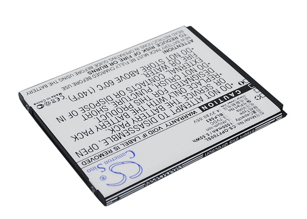 Battery for OPPO 1105 1107 Find 7 Dual SIM BLP583