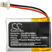 Battery for Opticon H15 H-15a H-15AJ H-15b H-25 H-25 1D H-25 2D PX25 PX35 D8296-26-02041