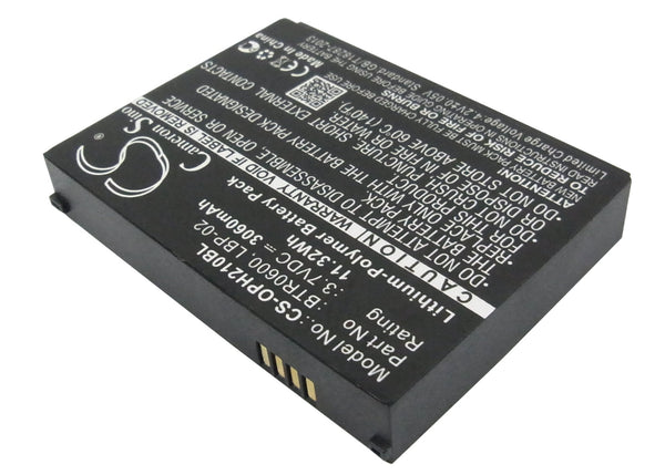 Battery for Opticon H22 2D qwerty H-25 H-25 1D H-25 2D 02-BATLION-21 0B25-001M000 2ICP48/65/11-2 BTR0600 LBP-02