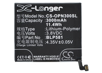 Battery for OPPO N3 N3 Dual SIM N3S N3T N5206 N5207 N5209 BLP581