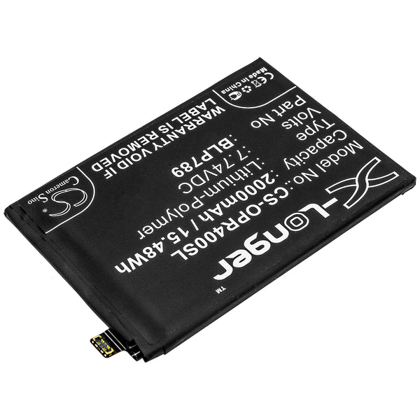 Battery for OPPO CPH2113 Reno4 5G BLP789