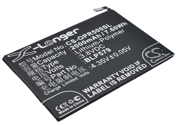Battery for OPPO R5 R8107 R8109 BLP579