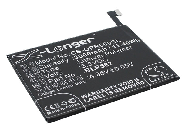 Battery for OPPO R6607 U3 BLP585