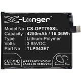 Battery for Alcatel T790H T790S T790W T790Y T790Z TLP043E7