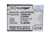 Battery for Alcatel One Touch S Pop One Touch S Pop Dual OT-4030 OT4030D OT-4030X CAB60B0000C2 CAB60B0001C2 TLiB50B