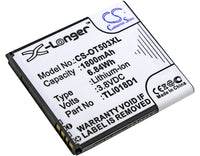 Battery for Alcatel One Touch Pop 3 (5) One Touch Pop 3 (5) 4G One Touch Pop 3 5" One Touch Pop 3 5.0 One Touch Pop D5 OT-5038 OT-5038A OT-5038D OT-5038E OT-5038X TLi018D1 TLi018D2