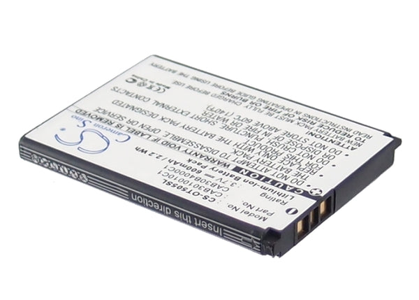 Battery for Alcatel One Touch -292 One Touch Mini OT-108 208 One Touch 708A One Touch 708 Mini One Touch 708 One Touch 505 One Touch 363 B-U9X CAB20G0000C1 CAB3010010C1 CAB30B4000C1 CAB30M0000C1