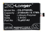 Battery for Alcatel One Touch Idol 2S OT-6050 OT-6050Y TLp021A2