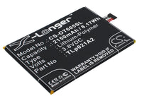 Battery for Alcatel One Touch Idol 2S OT-6050 OT-6050Y TLp021A2