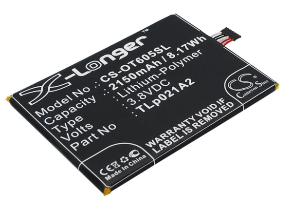 Battery for Alcatel One Touch Idol 2S OT-6050 OT-6050Y TLp021A2