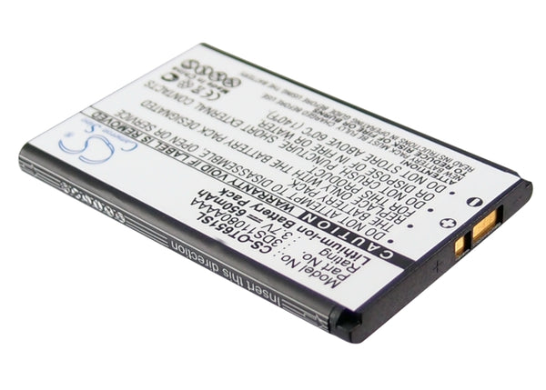 Battery for Alcatel One Touch 256 One Touch VLE5 VLE5 One Touch 252 One Touch S860 Tchibo 204 One Touch 160 One Touch S856 3DS10241AAAA 3DS10744AAAA 3DS11080AAAA B-VLE56 BY-62 CAB3080010CX LBT-03