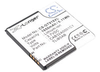 Battery for TCL A980 A986 D662 S500 S600 CAB1500007C1 CAB32A0001C1 TLiB5AB