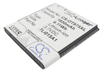 Battery for Alcatel One Touch 975 One Touch 975N OT-975 OT-975N TLi015A1