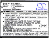 Battery for Alcatel One Touch 909 OT-4019X One Touch 908F OT-4019M One Touch Premiere One Touch 908 OT-4019A One Touch 903D OT-4019 Venture VM2045 BY71 CAB31P0000C1 CAB31P0001C1 TB-4T0058200
